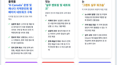 이석로, 제24대 캐나다 한인회 총연합회장 선거 공약
